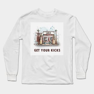 Route 66 - Get your kicks Long Sleeve T-Shirt